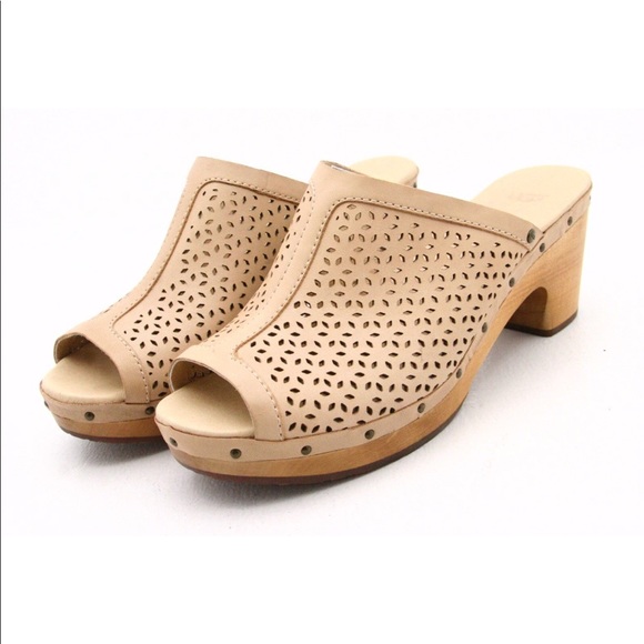 UGG Shoes - Ugg Australia Ansel perforated leather clogs shoes